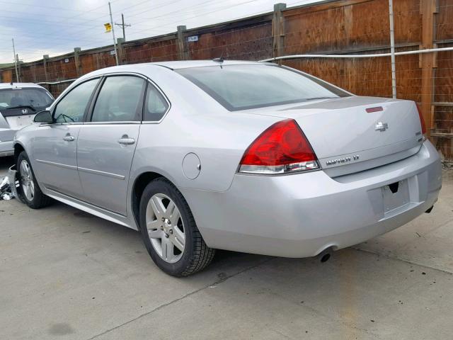 2G1WB5E37E1134545 - 2014 CHEVROLET IMPALA LIM SILVER photo 3