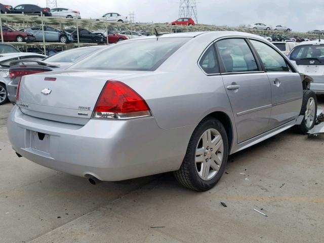 2G1WB5E37E1134545 - 2014 CHEVROLET IMPALA LIM SILVER photo 4