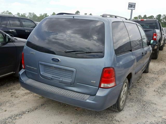 2FMZA51625BA84747 - 2005 FORD FREESTAR S BLUE photo 4