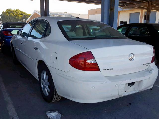 2G4WD582661183088 - 2006 BUICK LACROSSE C WHITE photo 3