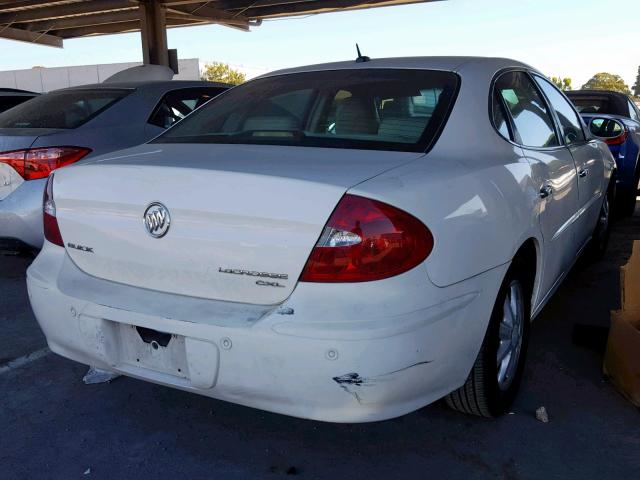 2G4WD582661183088 - 2006 BUICK LACROSSE C WHITE photo 4