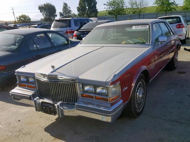 1G6AS6998BE701199 - 1981 CADILLAC SEVILLE SILVER photo 2