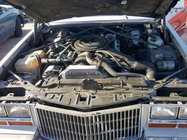 1G6AS6998BE701199 - 1981 CADILLAC SEVILLE SILVER photo 7