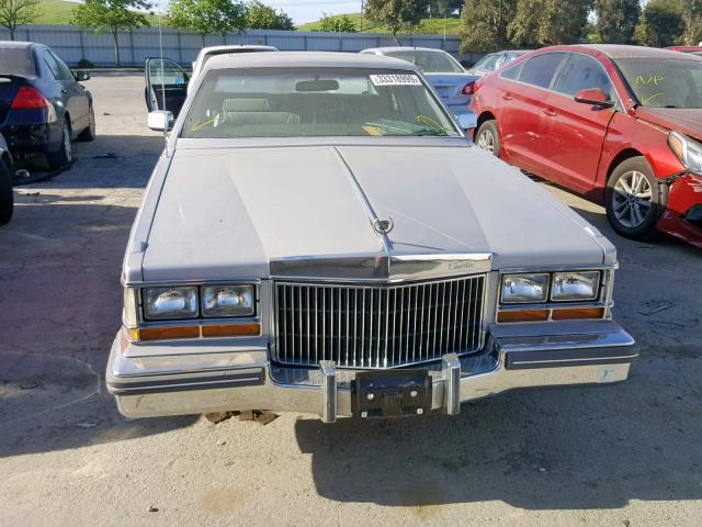 1G6AS6998BE701199 - 1981 CADILLAC SEVILLE SILVER photo 9