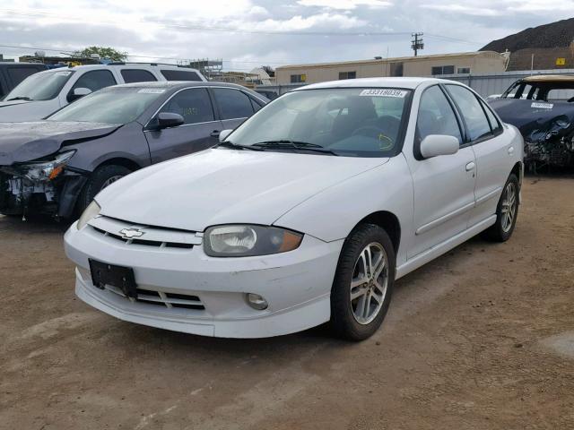 1G1JH54FX47195507 - 2004 CHEVROLET CAVALIER L WHITE photo 2