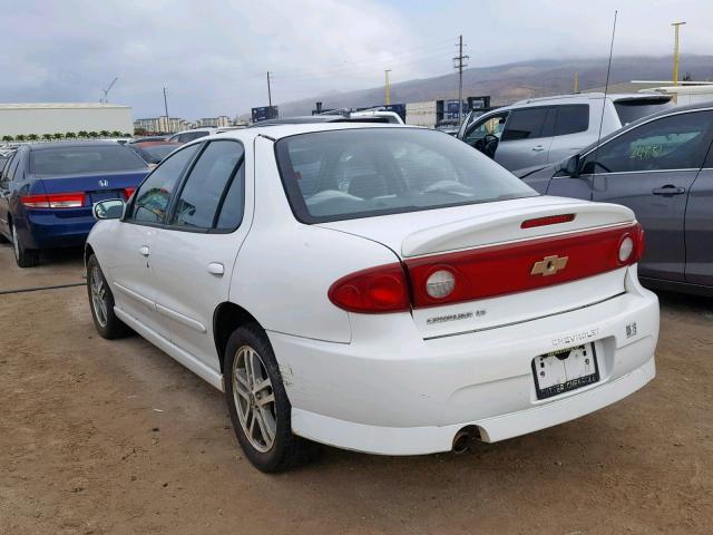 1G1JH54FX47195507 - 2004 CHEVROLET CAVALIER L WHITE photo 3