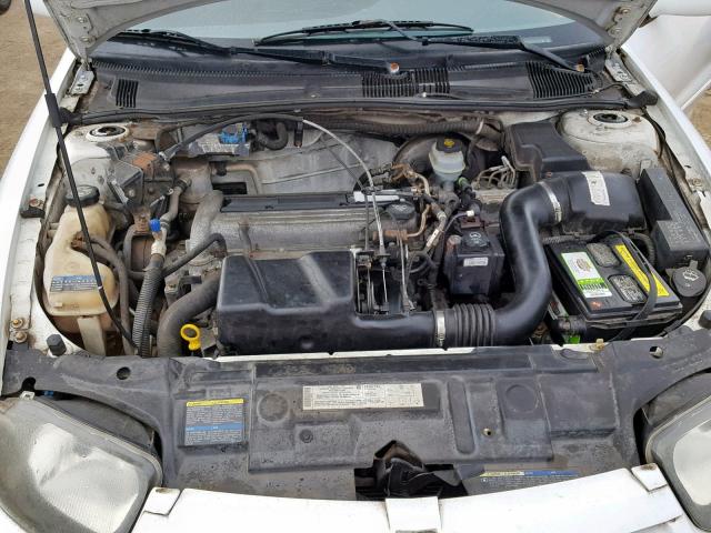 1G1JH54FX47195507 - 2004 CHEVROLET CAVALIER L WHITE photo 7