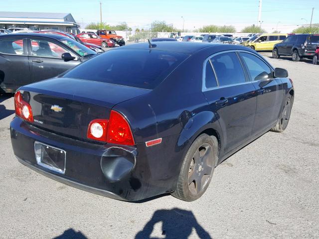 1G1ZG57B19F206535 - 2009 CHEVROLET MALIBU LS BLACK photo 4