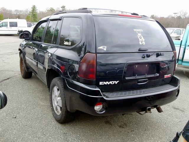 1GKDT13S642175587 - 2004 GMC ENVOY BLACK photo 3