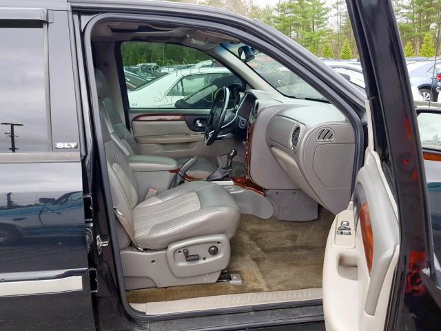 1GKDT13S642175587 - 2004 GMC ENVOY BLACK photo 5