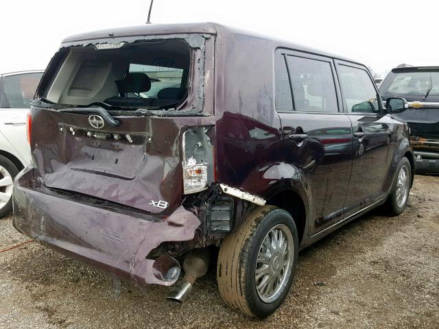 JTLZE4FE4B1132392 - 2011 TOYOTA SCION XB 勃艮第红 照片 4