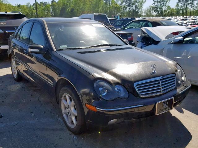 WDBRF61J01F111158 - 2001 MERCEDES-BENZ C 240 BLACK photo 1