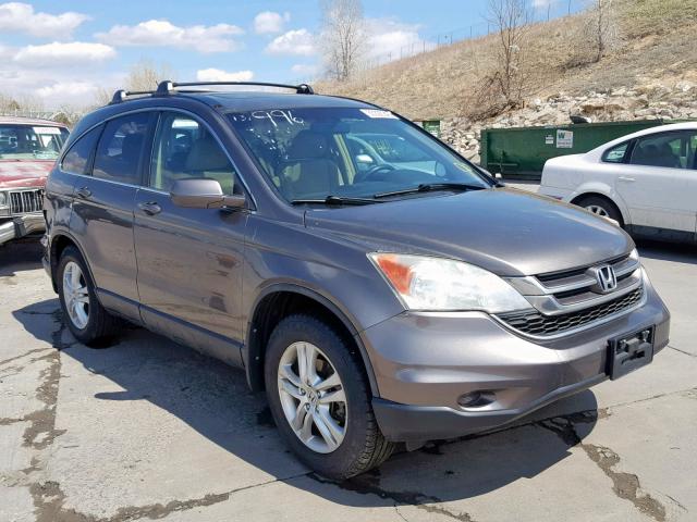 5J6RE3H7XAL020374 - 2010 HONDA CR-V EXL GOLD photo 1