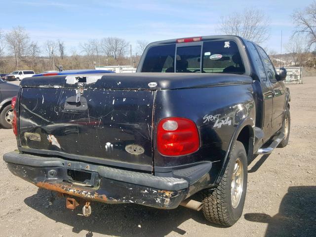 2FTRX08L52CA83891 - 2002 FORD F150 BLACK photo 4