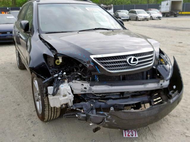 JTJHW31UX72031871 - 2007 LEXUS RX 400H BLACK photo 9