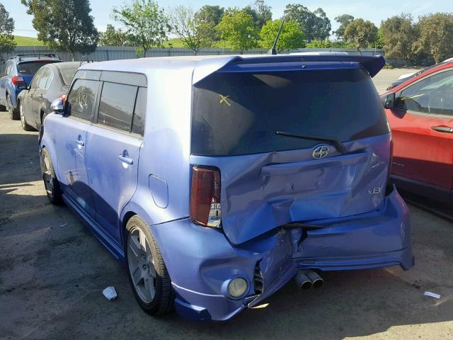 JTLZE4FE1A1111708 - 2010 TOYOTA SCION XB 蓝色 照片 3