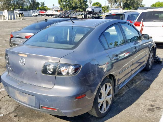 JM1BK324181790578 - 2008 MAZDA 3 S GRAY photo 4