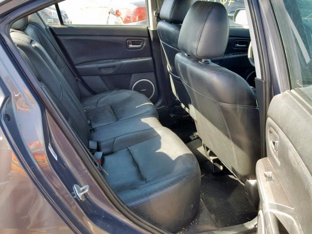 JM1BK324181790578 - 2008 MAZDA 3 S GRAY photo 6