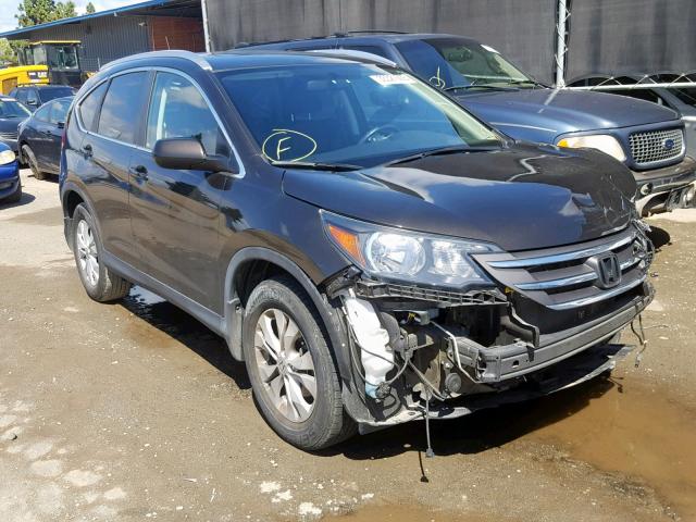 5J6RM3H71DL048698 - 2013 HONDA CR-V EXL BLACK photo 1