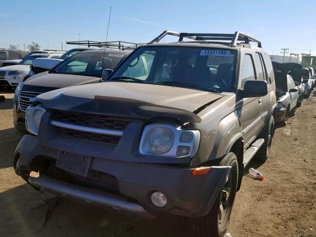 5N1ED28Y92C521845 - 2002 NISSAN XTERRA XE GREEN photo 2