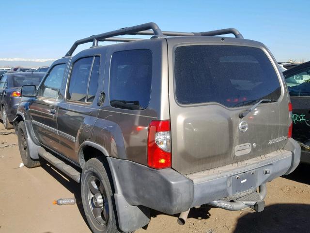 5N1ED28Y92C521845 - 2002 NISSAN XTERRA XE GREEN photo 3