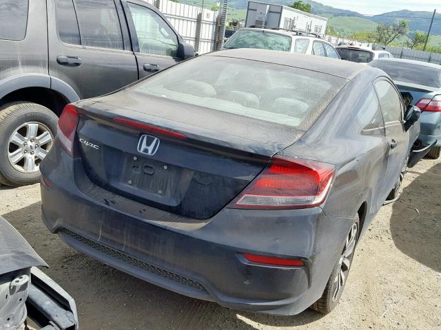 2HGFG3B04FH500253 - 2015 HONDA CIVIC EXL BLACK photo 4