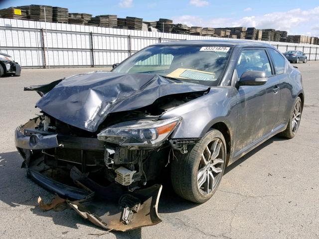 JTKJF5C7XE3083864 - 2014 TOYOTA SCION TC CHARCOAL photo 2