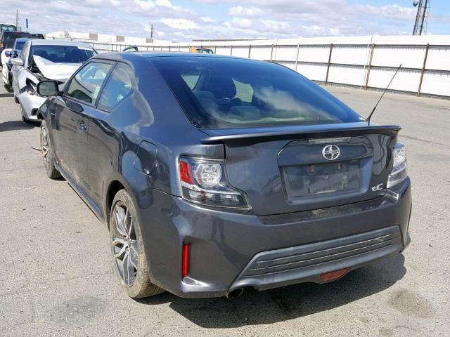 JTKJF5C7XE3083864 - 2014 TOYOTA SCION TC CHARCOAL photo 3