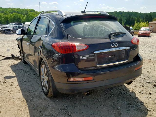 JN1AJ0HRXAM756484 - 2010 INFINITI EX35 BASE BLACK photo 3