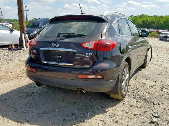 JN1AJ0HRXAM756484 - 2010 INFINITI EX35 BASE BLACK photo 4