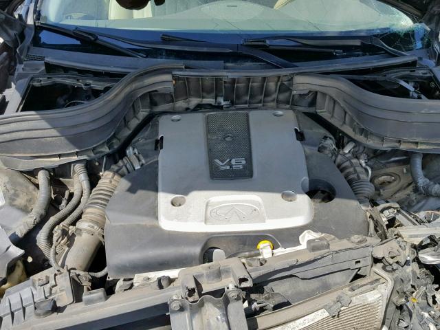 JN1AJ0HRXAM756484 - 2010 INFINITI EX35 BASE BLACK photo 7