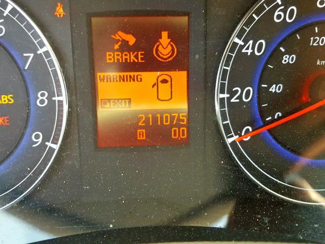 JN1AJ0HRXAM756484 - 2010 INFINITI EX35 BASE BLACK photo 8