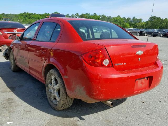 1G1AF5F5XA7218094 - 2010 CHEVROLET COBALT 2LT RED photo 3