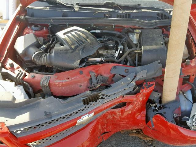 1G1AF5F5XA7218094 - 2010 CHEVROLET COBALT 2LT RED photo 7