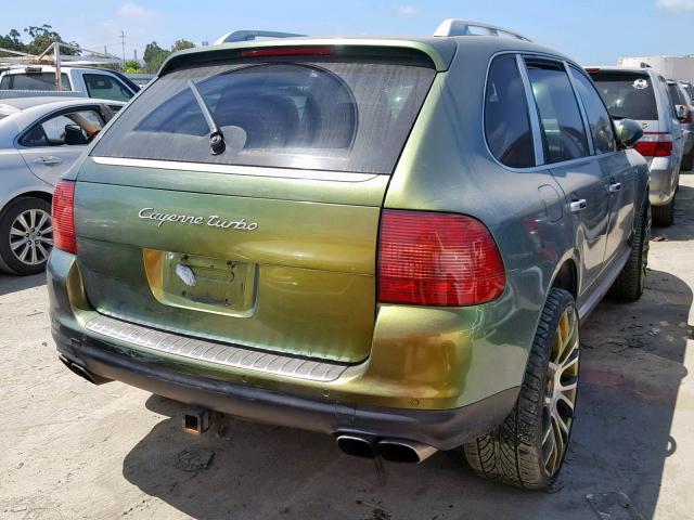 WP1AC29P04LA94701 - 2004 PORSCHE CAYENNE TU GREEN photo 4