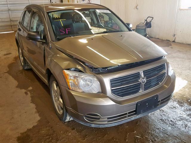 1B3HB48B88D650386 - 2008 DODGE CALIBER SX BROWN photo 1