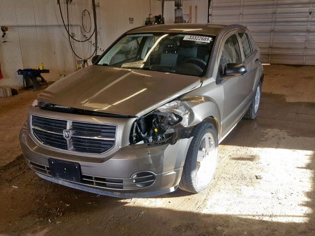 1B3HB48B88D650386 - 2008 DODGE CALIBER SX BROWN photo 2