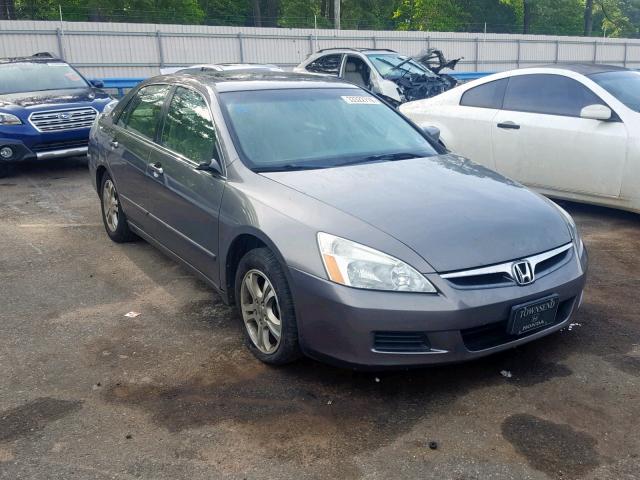 1HGCM56897A188468 - 2007 HONDA ACCORD EX GRAY photo 1