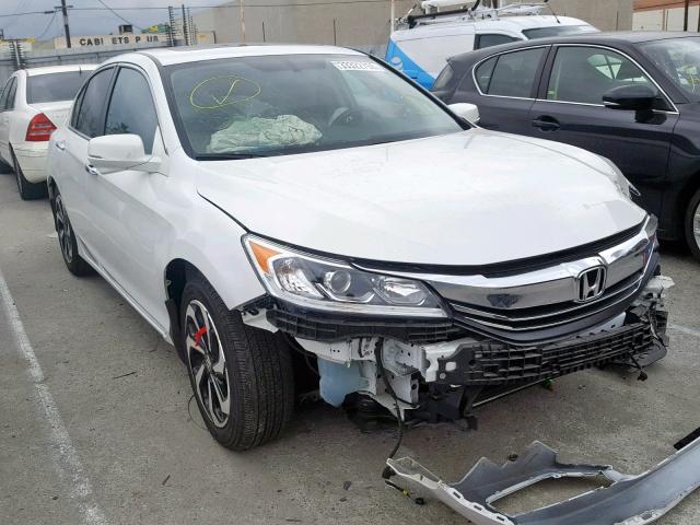 1HGCR2F82HA086379 - 2017 HONDA ACCORD EXL WHITE photo 1