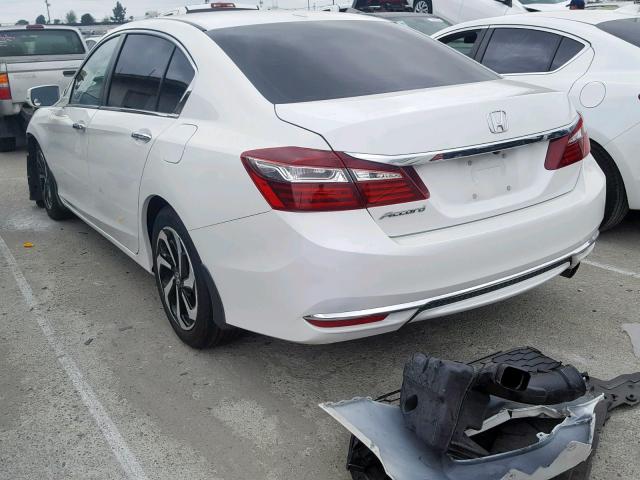 1HGCR2F82HA086379 - 2017 HONDA ACCORD EXL WHITE photo 3