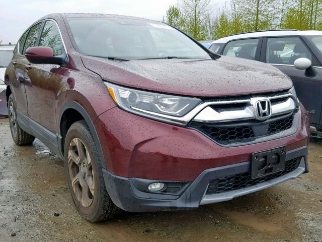 2HKRW2H88JH677720 - 2018 HONDA CR-V EXL MAROON photo 1