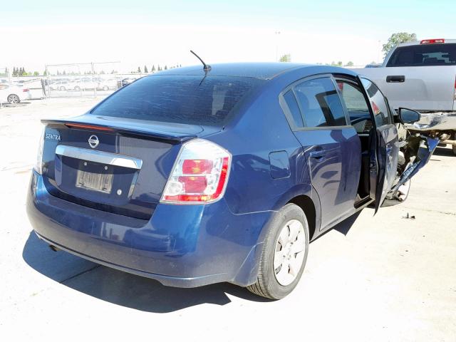 3N1AB6APXCL767572 - 2012 NISSAN SENTRA 2.0 BLUE photo 4