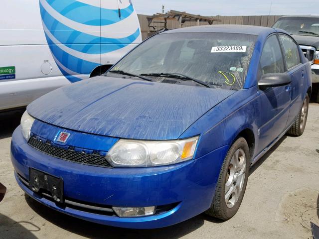 1G8AL52F04Z169344 - 2004 SATURN ION LEVEL BLUE photo 2