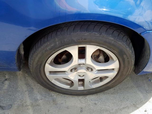 1G8AL52F04Z169344 - 2004 SATURN ION LEVEL BLUE photo 9