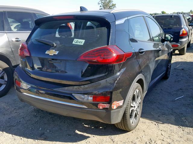 1G1FX6S05H4185732 - 2017 CHEVROLET BOLT EV PR BLACK photo 4