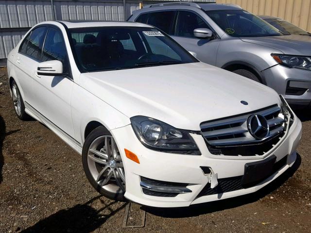 WDDGF4HB2DR268632 - 2013 MERCEDES-BENZ C 250 WHITE photo 1