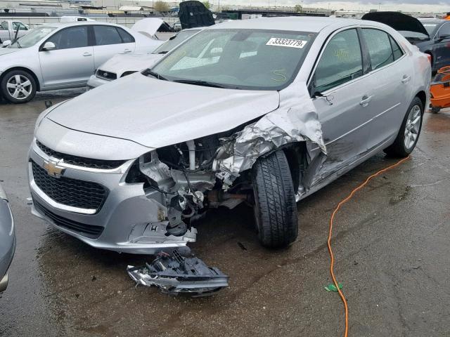 1G11C5SL5FU147635 - 2015 CHEVROLET MALIBU 1LT 银色 照片 2