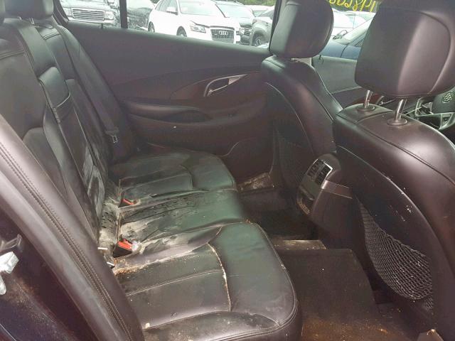 1G4GC5ED5BF113985 - 2011 BUICK LACROSSE C BLACK photo 6