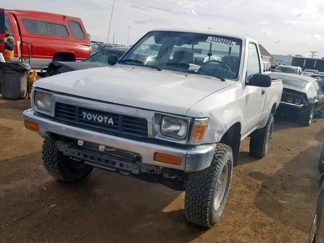 JT4RN01P6M7042481 - 1991 TOYOTA PICKUP 1/2 WHITE photo 2