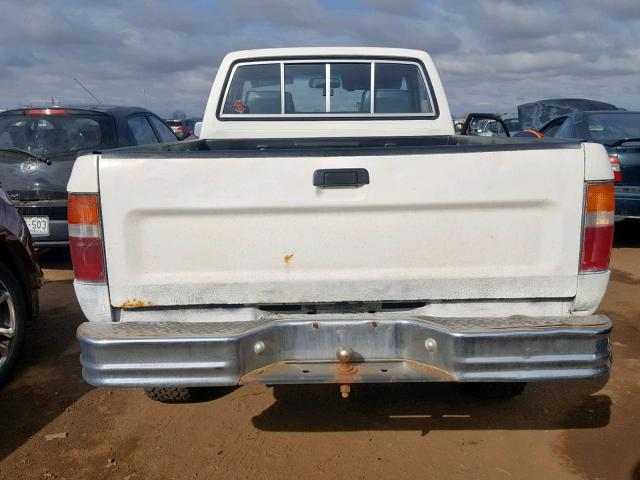 JT4RN01P6M7042481 - 1991 TOYOTA PICKUP 1/2 WHITE photo 6